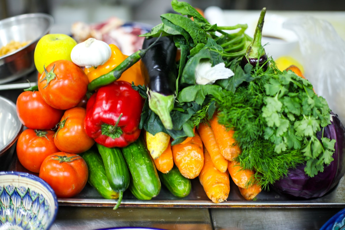 Légumes verts frais et nutritifs